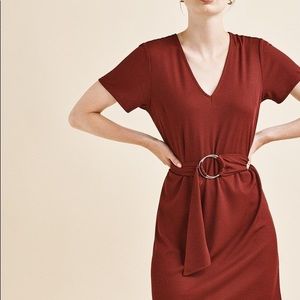 Black Dynamite Belted Dress- NWOT